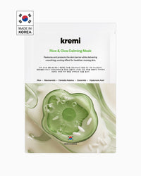 Kremi Bio-Cellulose Sheet Mask – Rice & Cica Calming Mask